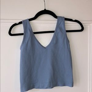 Fashionova Periwinkle Crop Top